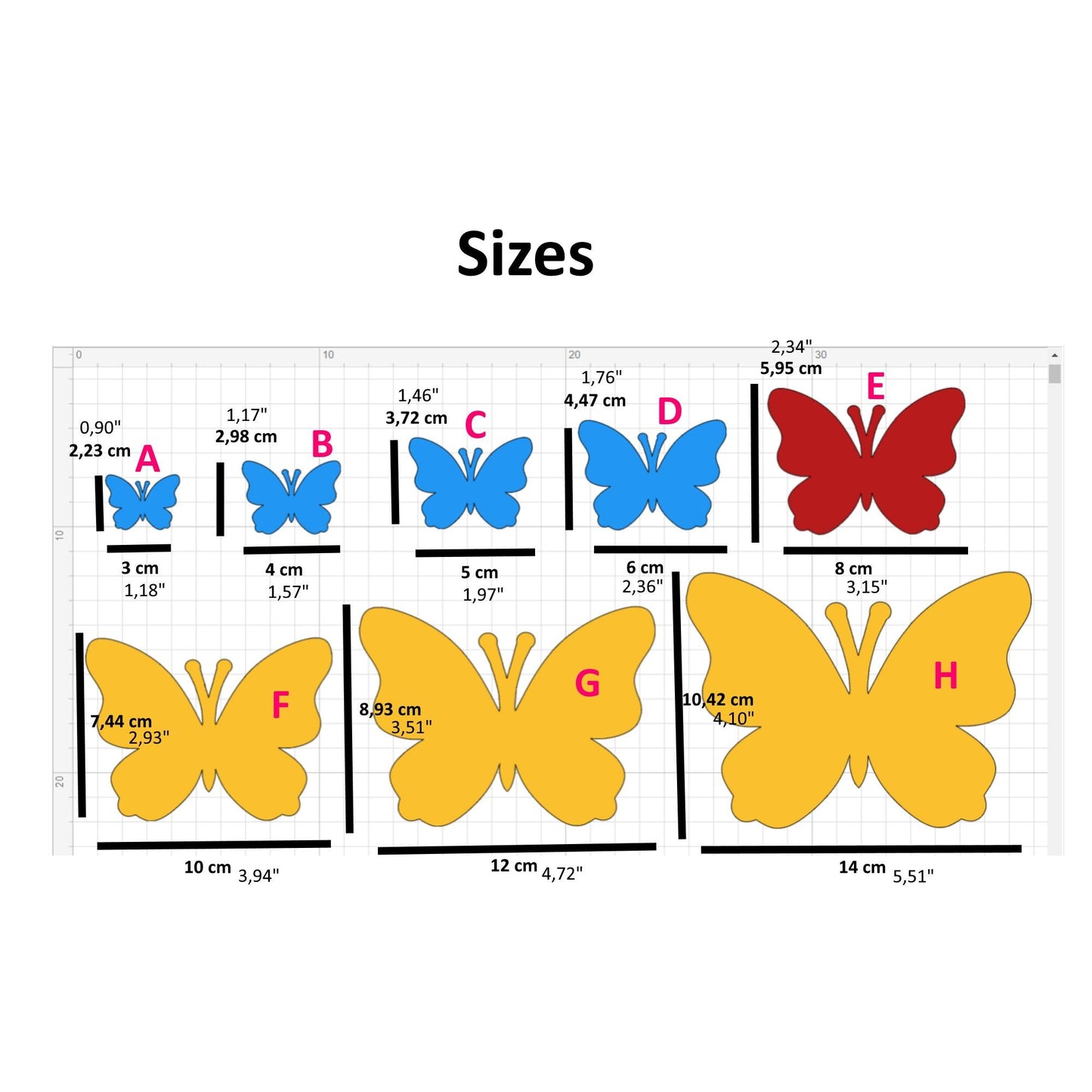 Fabric Butterfly Shapes, Butterfly Fabric Cutout, Butterflies on Vintage Fabric Die Cut Butterflies for Sewing Craft Projects