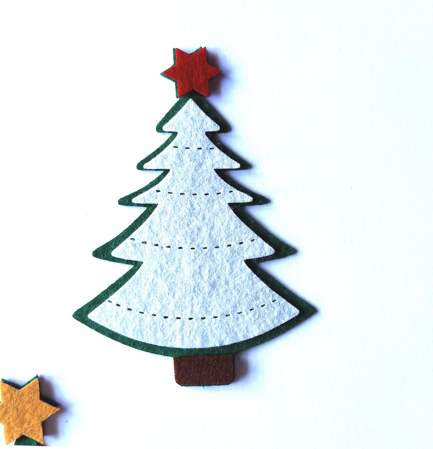 Christmas Tree Felt Craft Supplies Christmas Tree Sewing Craft Projects Felt Tree Decor Felt Die Cut Christmas