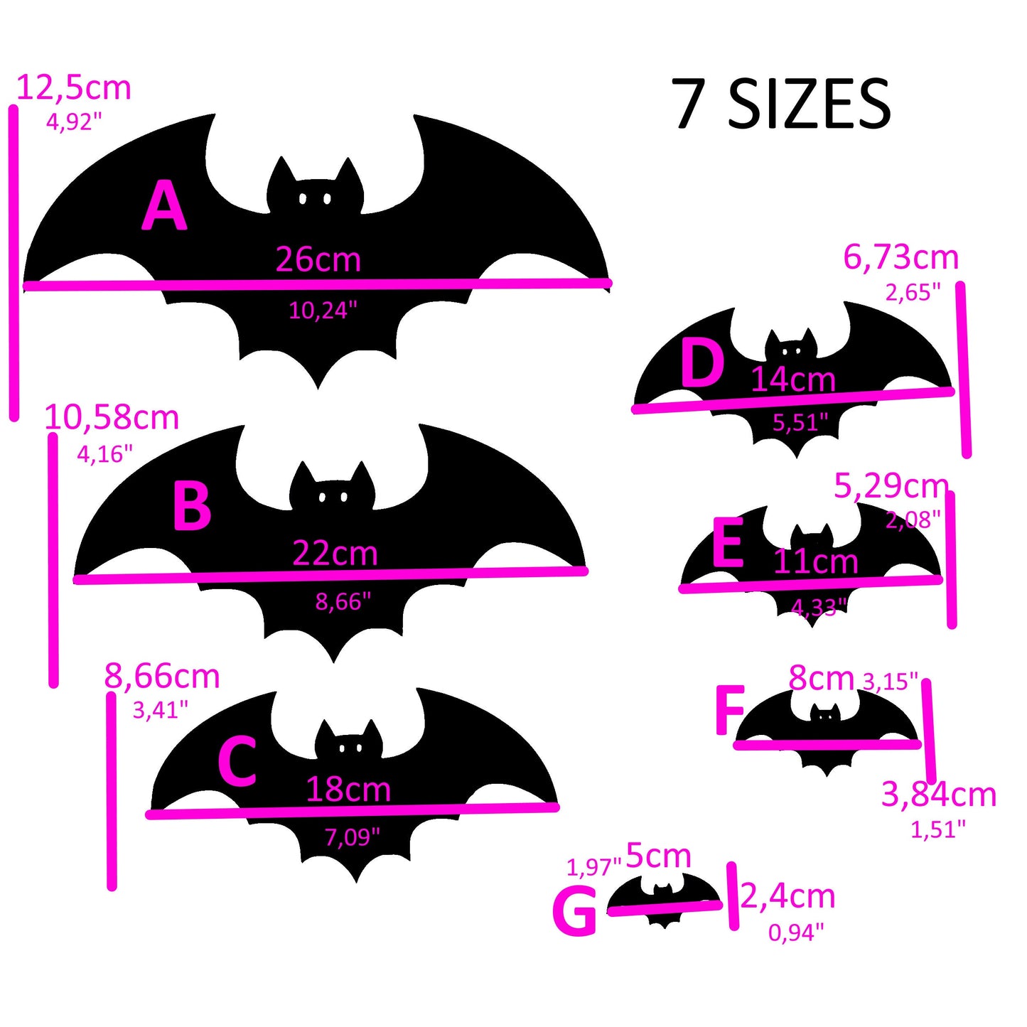 Cardstock Bat Cutouts, Craft Supplies, Craft Projects, Die Cut Cardstock Bats, Halloween Decor, Bats for Party Decor, Spooky Decor