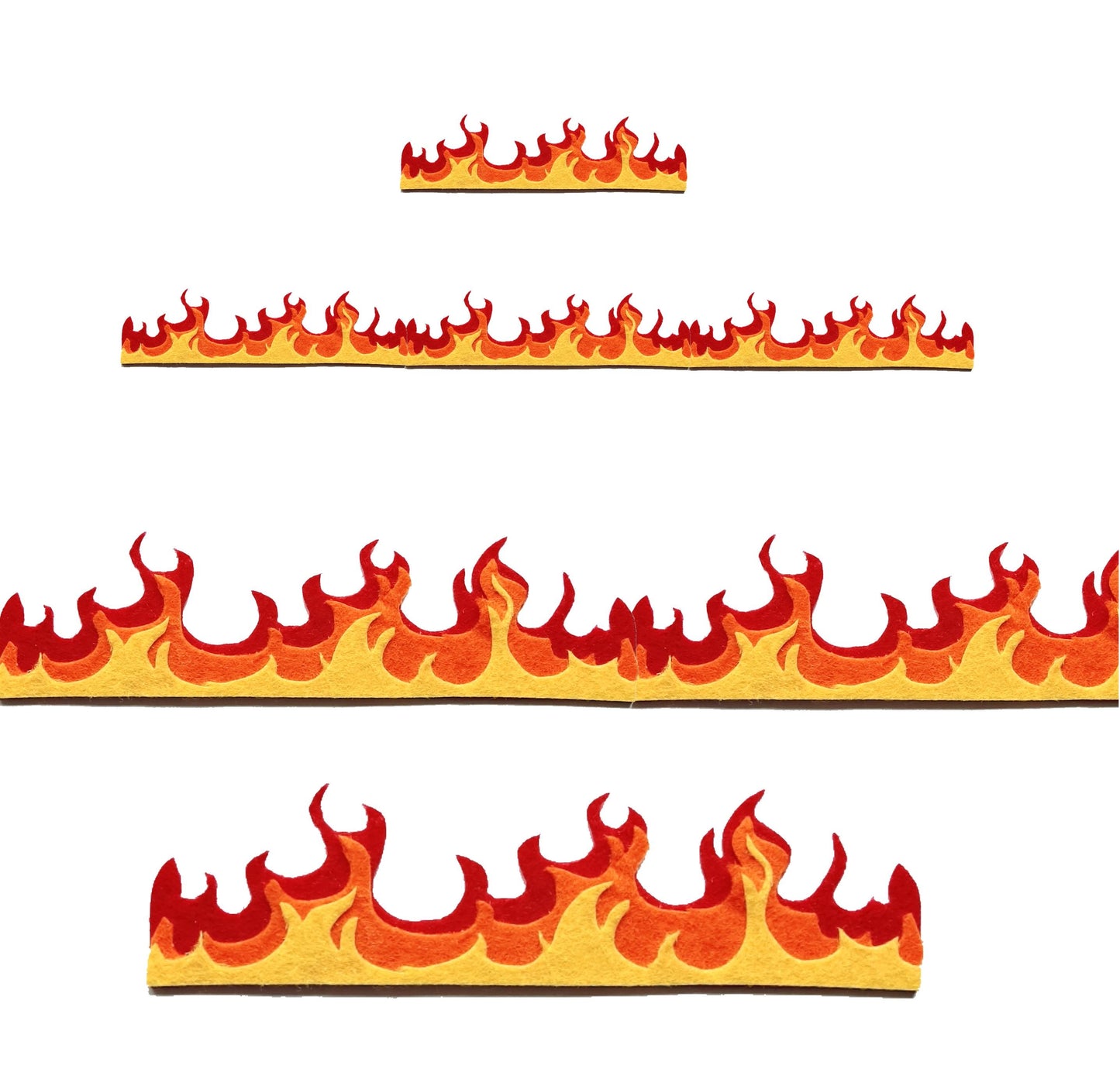 Felt Fire Cutouts DIY Felt Fire Felt Flames Fiery Decor Felt Flame Cutouts
