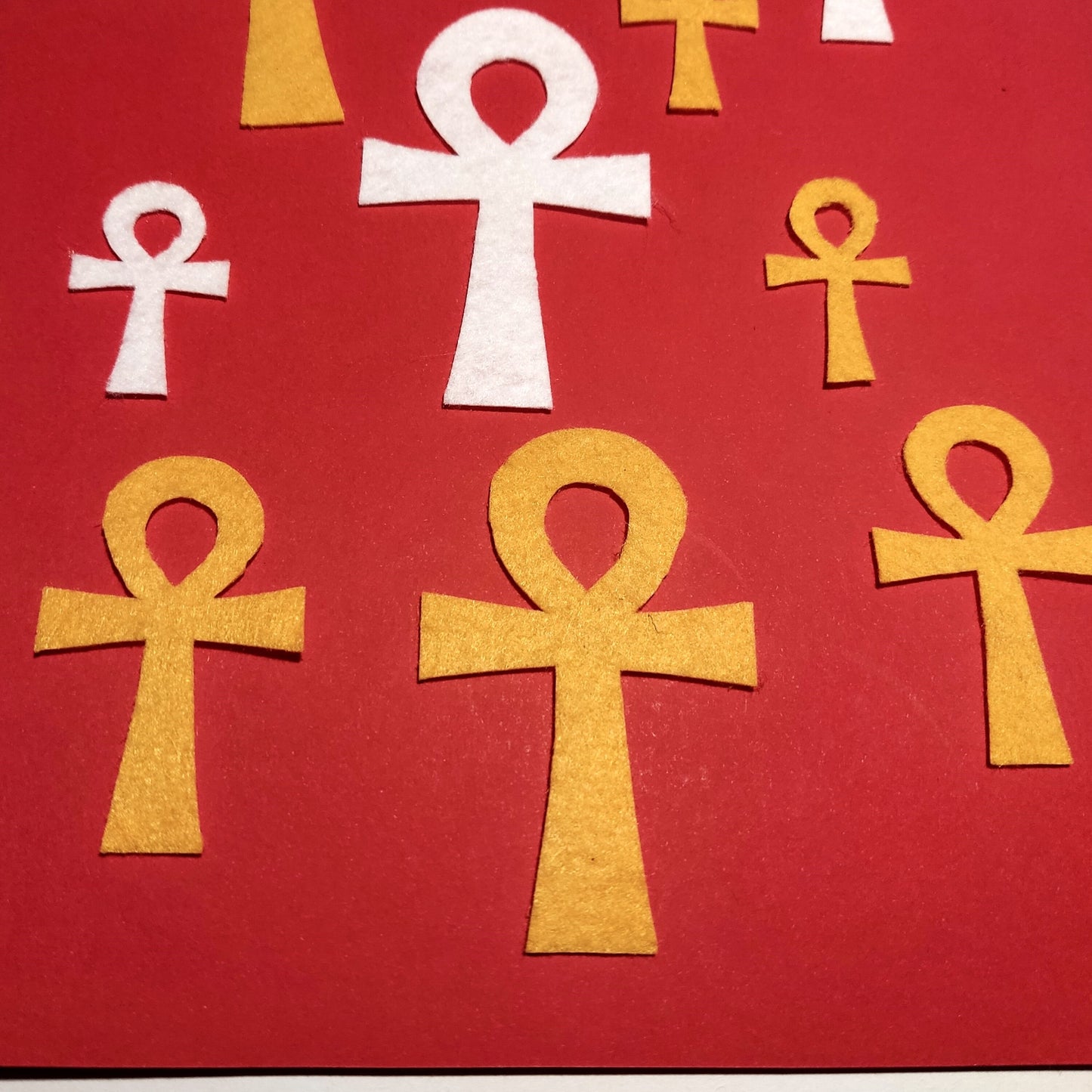 Ankh Cross Felt Die Cut Egyptian Symbol Ancient Egypt Die Cut Felt Cross Felt Craft Supplies Cross Sewing Craft Projects Felt Crown Decor