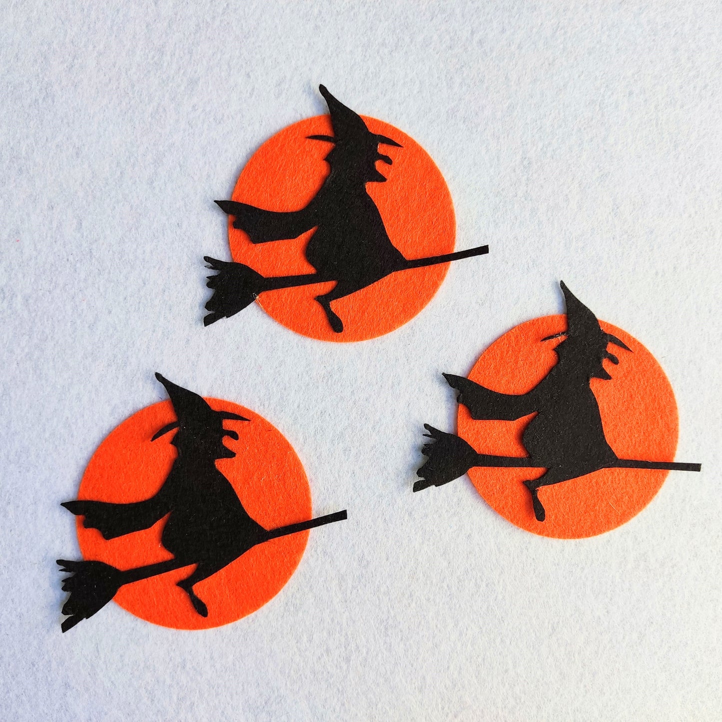 Die Cut Felt Witch Halloween Craft Supplies, Witch for Sewing and Craft Projects, Halloween Decoration