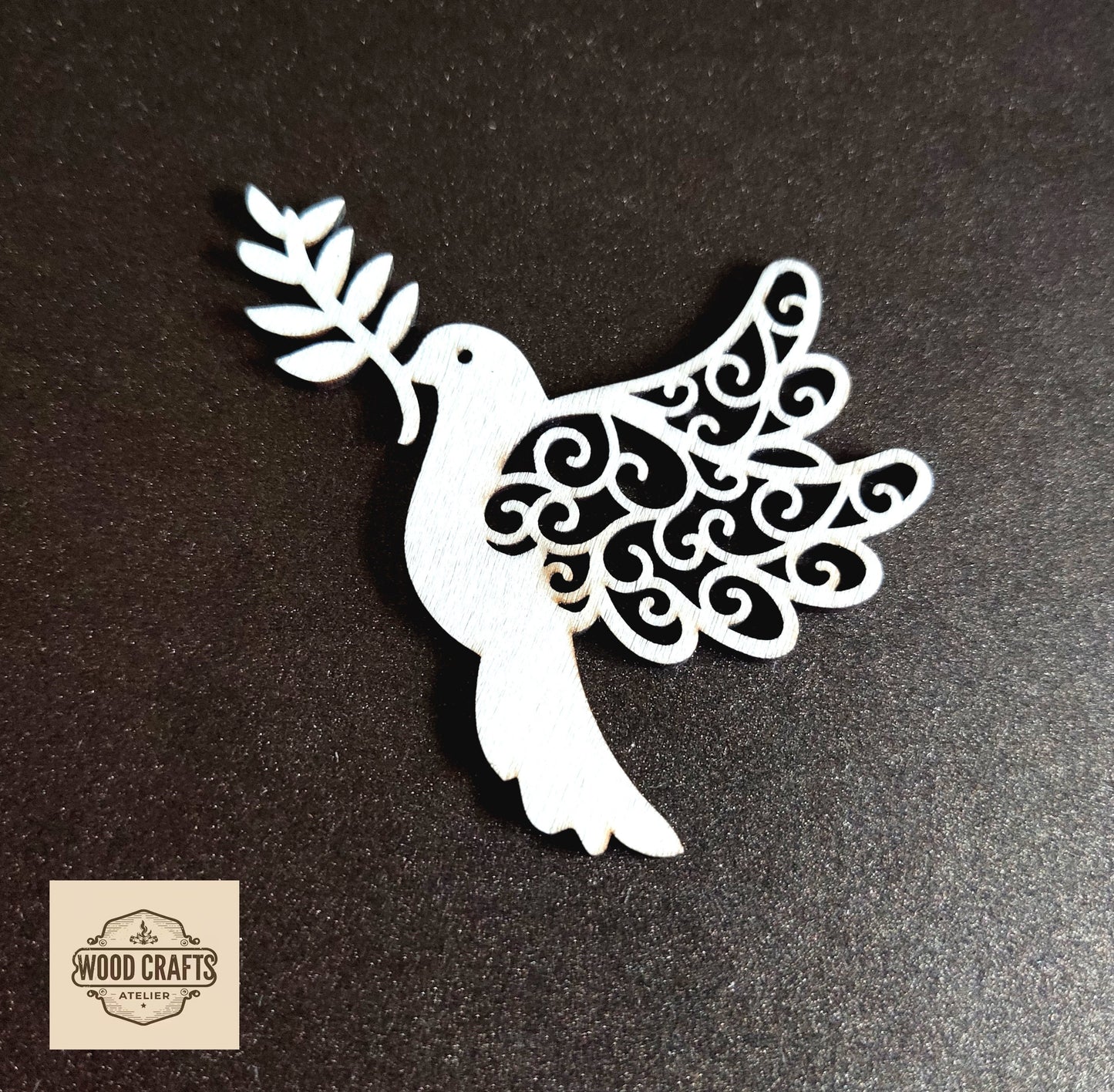 Wooden Dove Shape, Dove Cutout, Unfinished Wooden Doves, Laser Cut Wood Shapes, Natural Wood Pigeon Symbol, Blank Dove, Peace Dove Blank Ornament
