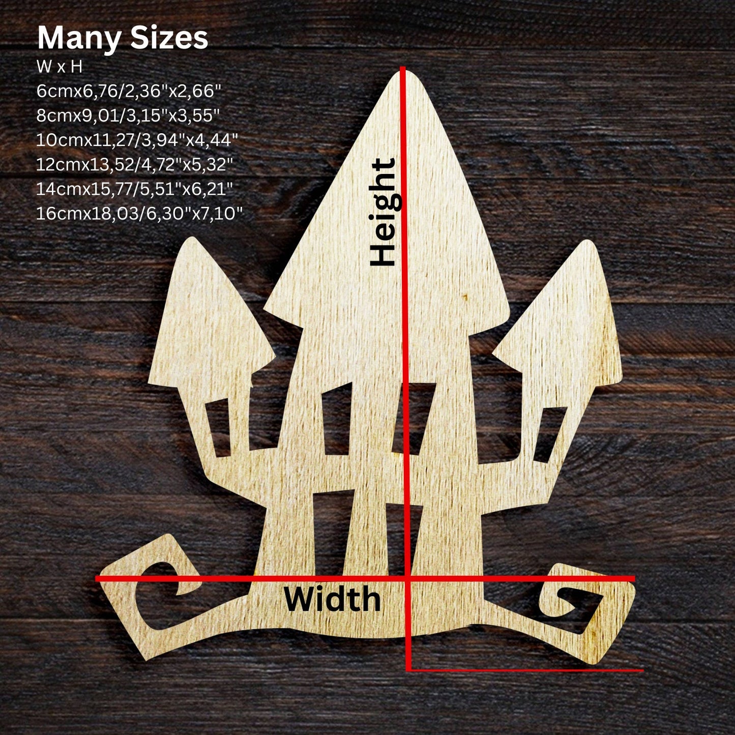 Wooden Haunted House Blank Die Cut Halloween Craft Projects Decor Unfinished Wooden Halloween Haunted House Shape Blank Funny Party Ideas