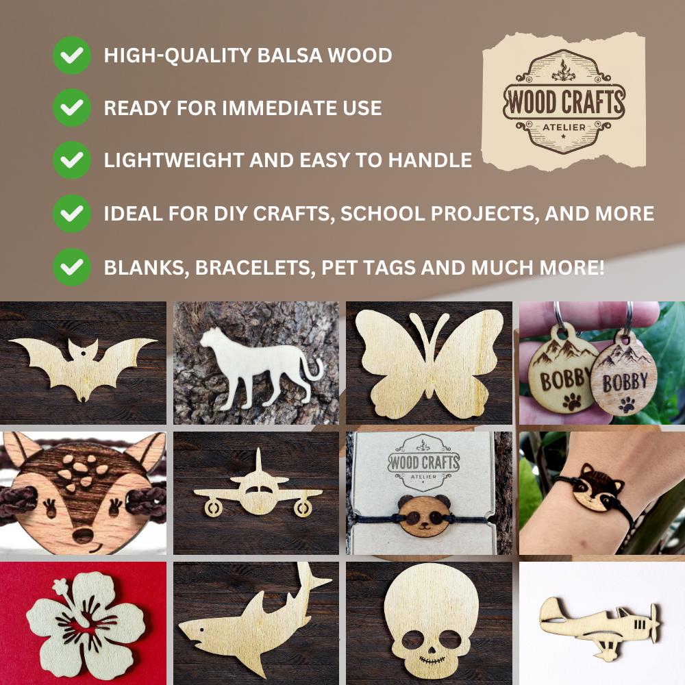 Wooden Rosette Shape – Perfect for Painting & Crafting