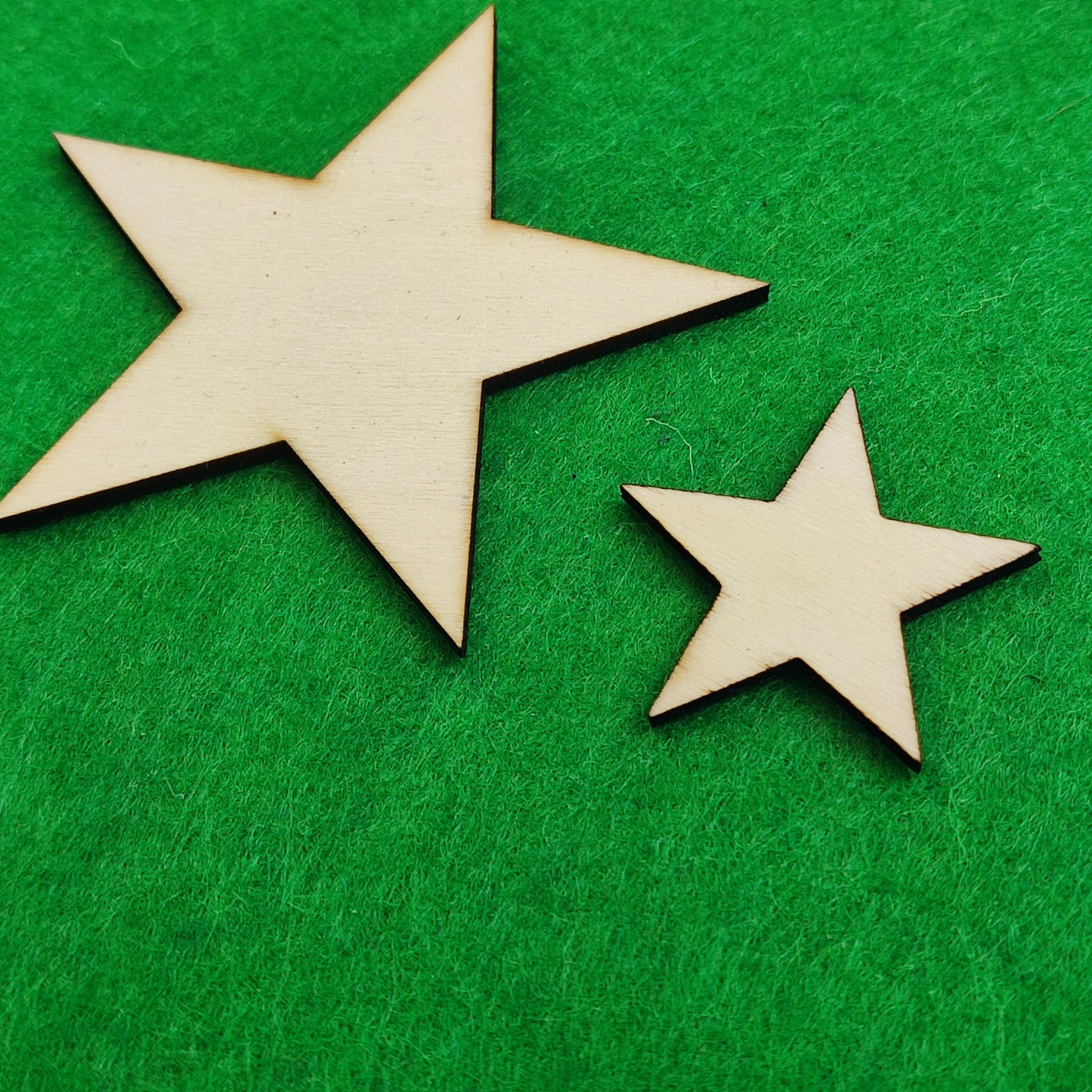 Wooden Star Die Cut Craft Projects, Wood Five Pointed Star Decor, Unfinished Wooden Star, Blank Laser Cut Shapes, Shooting Star Themed Craft Supplies