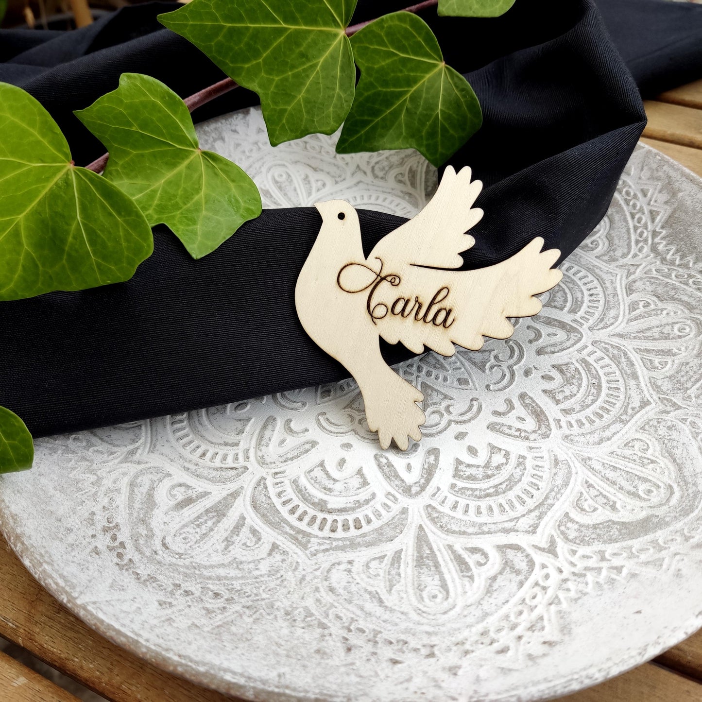 Wooden Dove Place Cards Holders, Wooden Place Cards, Wedding Place Cards, Wooden Name Tags, Wooden Dove Name Tags