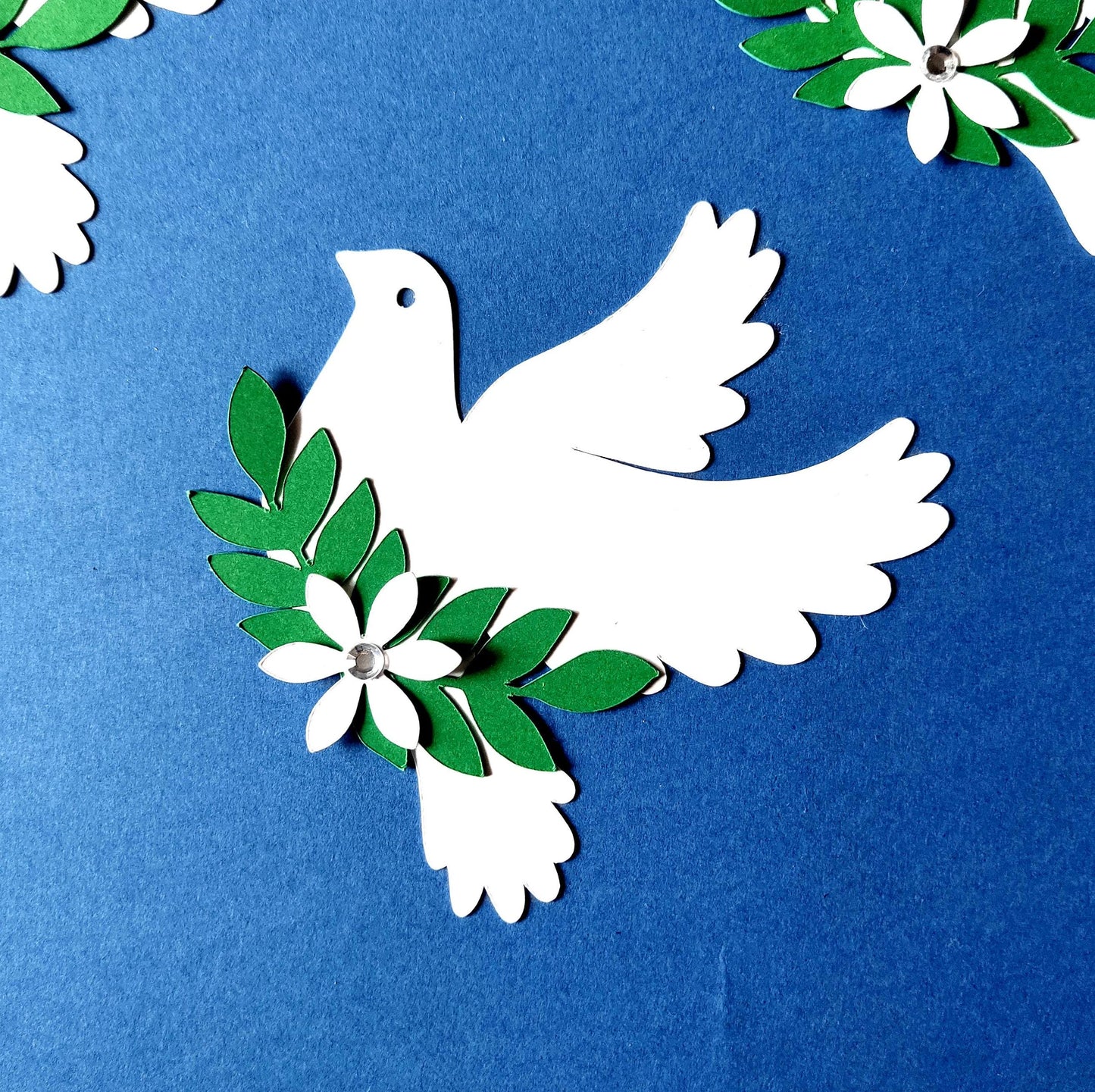 Cardstock Dove Die Cut Craft Supplies, Pigeon Craft Projects, Peace Dove Ornament, Cardstock Dove Home Decor, Wedding Decor, Dove Easter Baptism