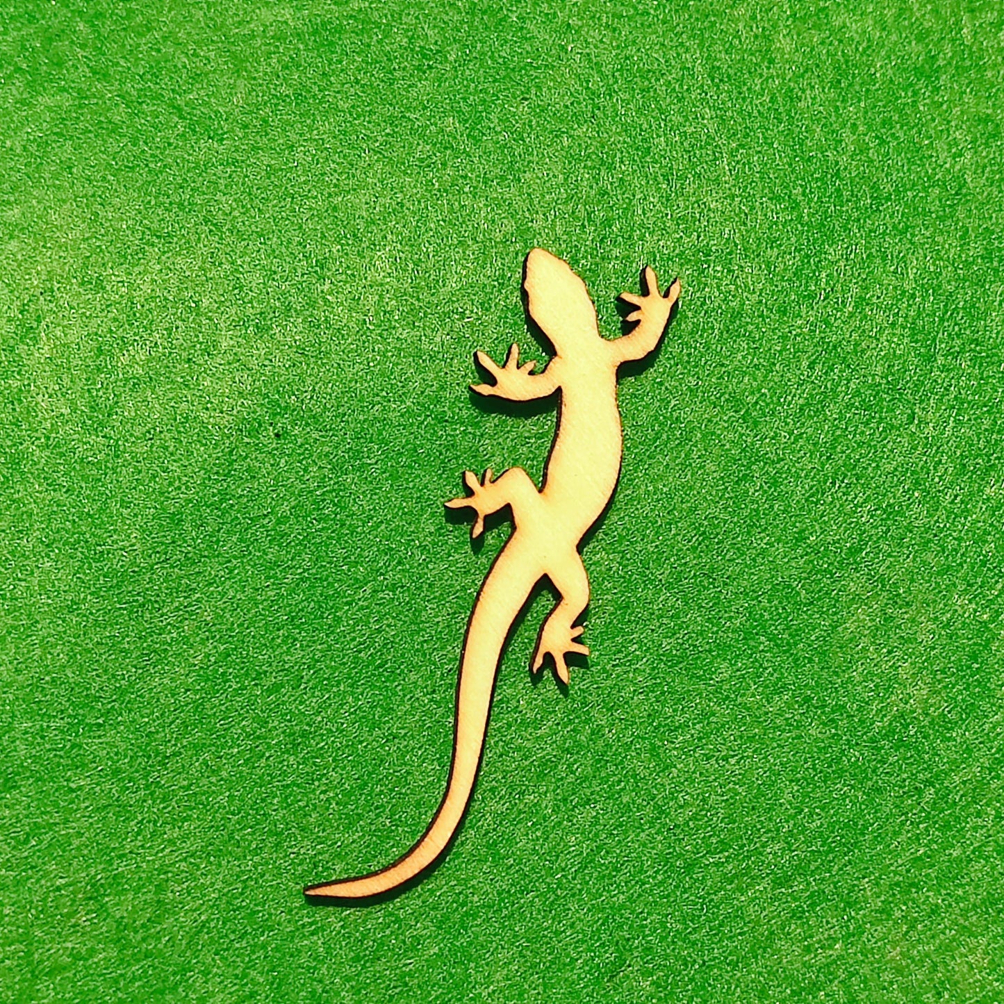 Wooden Gecko Die Cut Craft Projects, Wooden Lizard Decor, Unfinished Wooden Reptile Blank Laser Cut Shapes, Lizard Themed