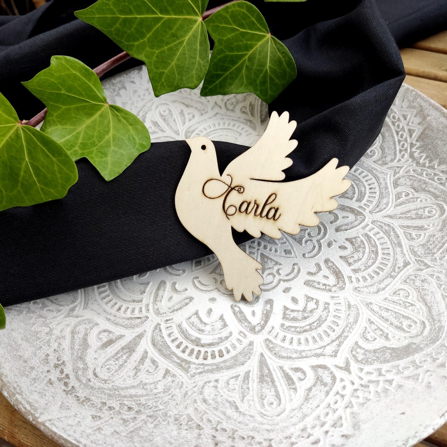 Wooden Dove Place Cards Holders, Wooden Place Cards, Wedding Place Cards, Wooden Name Tags, Wooden Dove Name Tags