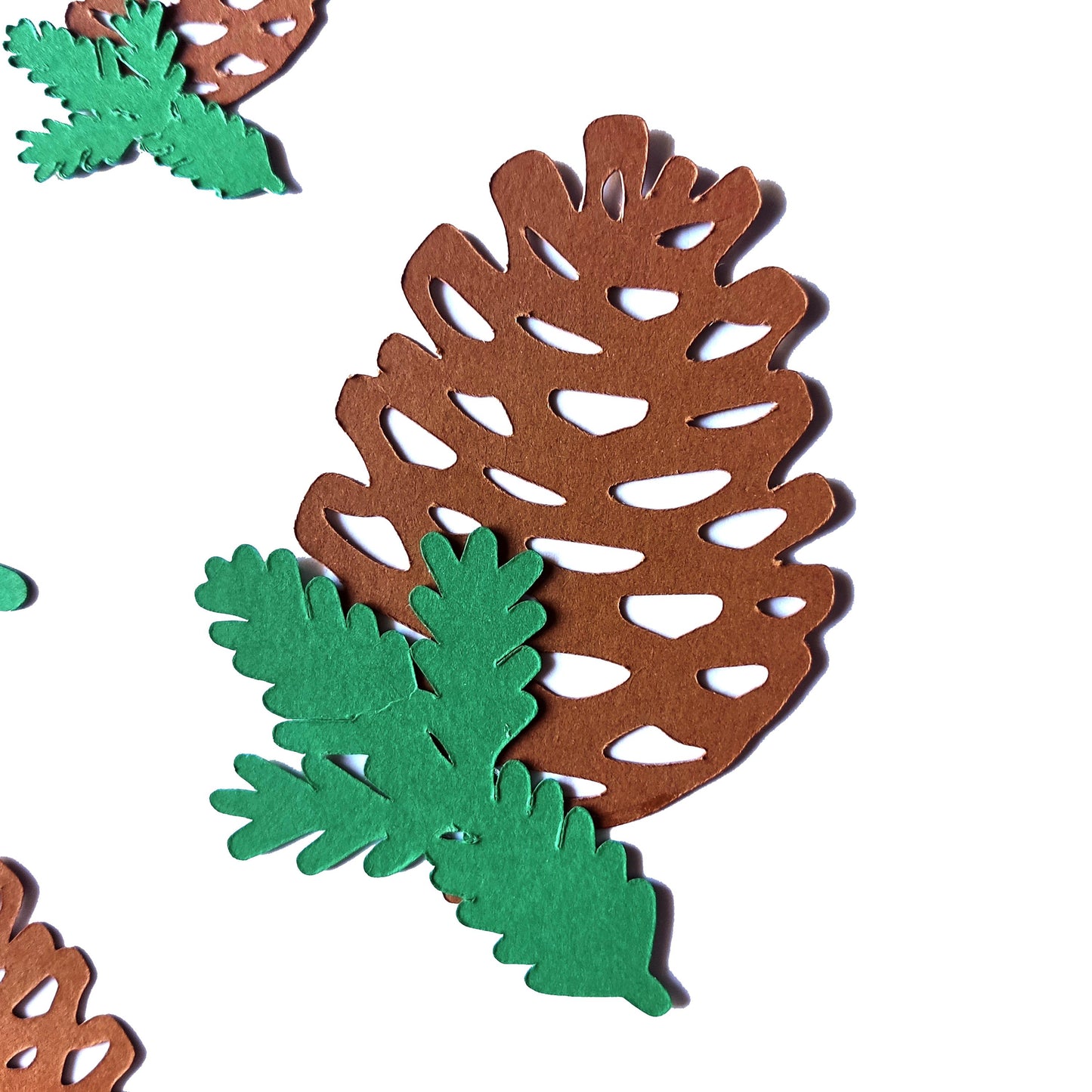 Pine Cone Die Cuts Cardstock Pine Cones Christmas Tree Ornaments Paper Pine Cones