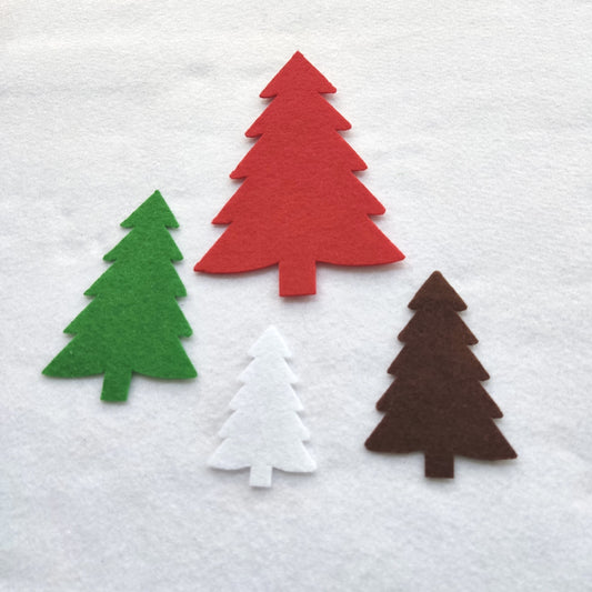 Christmas Tree, Felt Craft Supplies, Christmas Tree Sewing Craft Projects, Felt Tree Decor, Felt Die Cut Christmas