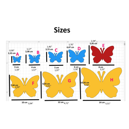 Fabric Butterfly Shapes, Butterfly Fabric Cutout, Butterflies on Vintage Fabric Die Cut Butterflies for Sewing Craft Projects