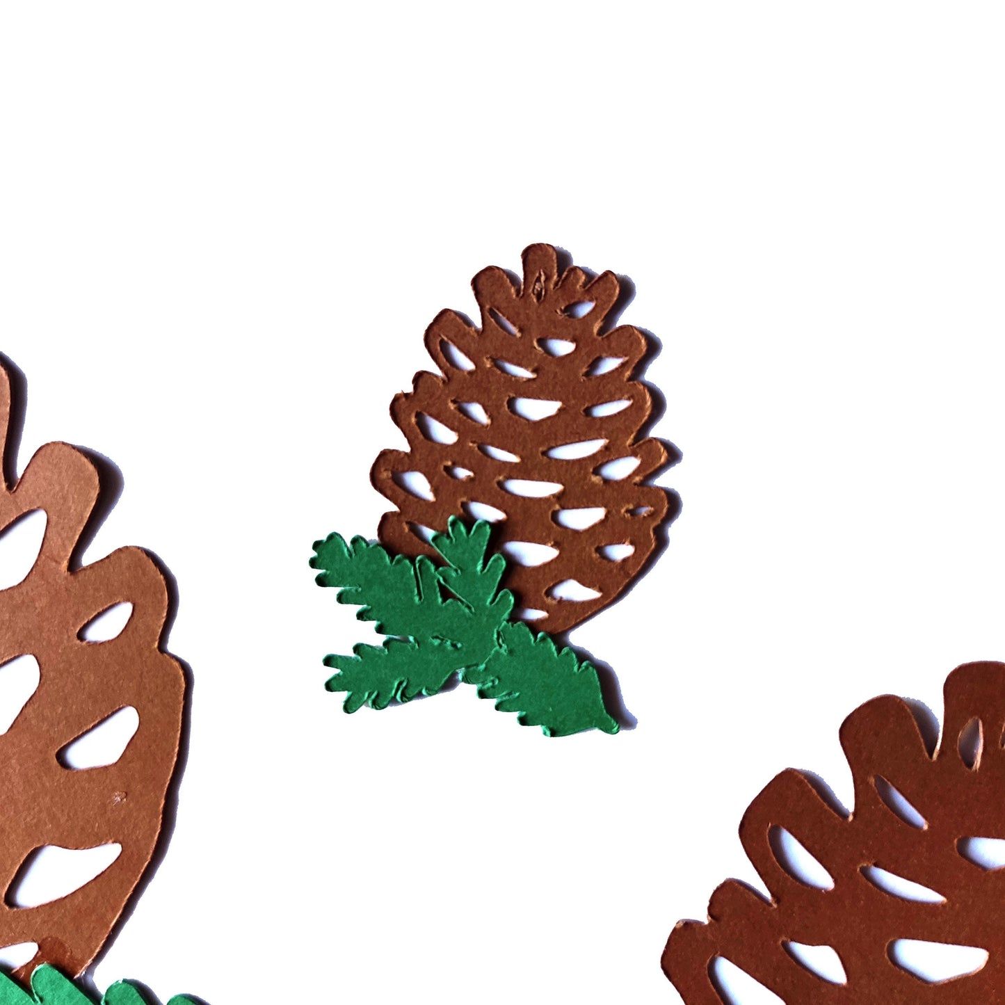 Pine Cone Die Cuts Cardstock Pine Cones Christmas Tree Ornaments Paper Pine Cones