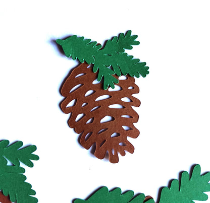 Pine Cone Die Cuts Cardstock Pine Cones Christmas Tree Ornaments Paper Pine Cones