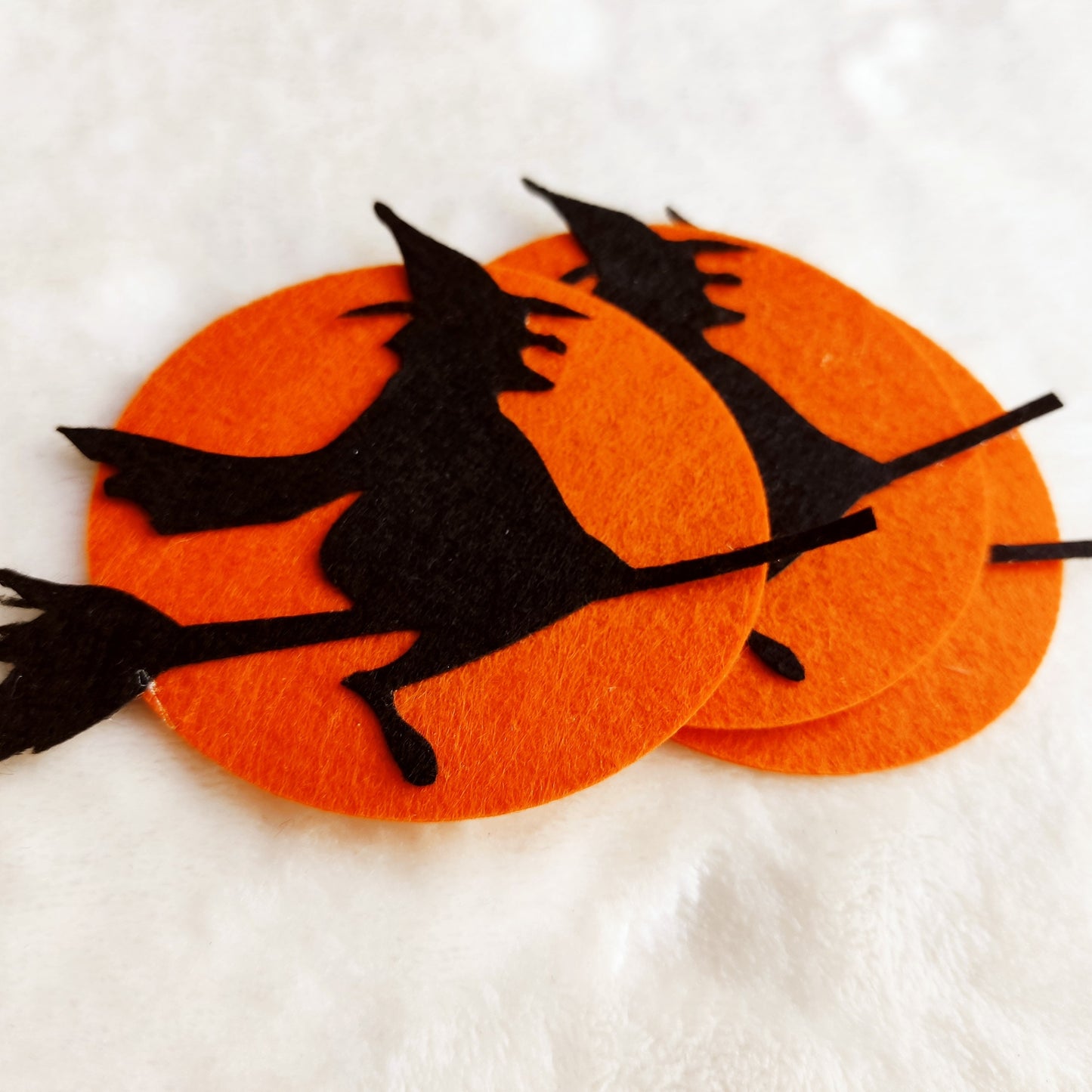 Die Cut Felt Witch Halloween Craft Supplies, Witch for Sewing and Craft Projects, Halloween Decoration