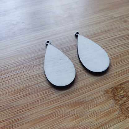 Wooden Earrings Blanks Die Cut, Wood for Craft Projects, Unfinished Wooden Shapes, Wooden Pendant, Wood Blanks for Jewelry, Craft Blank Earrings