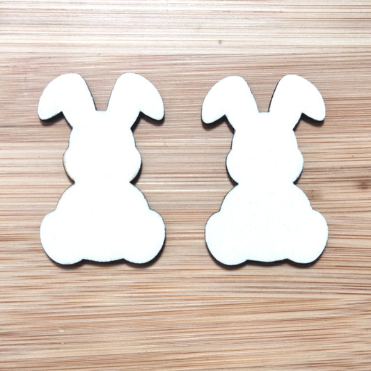 Wooden Rabbit Shape Easter Bunny Die Cut Wooden Bunny Craft Projects Wooden Bunny Decor Unfinished Wooden Blank Bunny