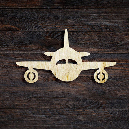 Wooden Jet Plane Shape Plane Die Cut Wooden Plane Craft Projects Wooden Planes Decor Unfinished Wooden Mini Wooden Plane Shapes Plane Blank