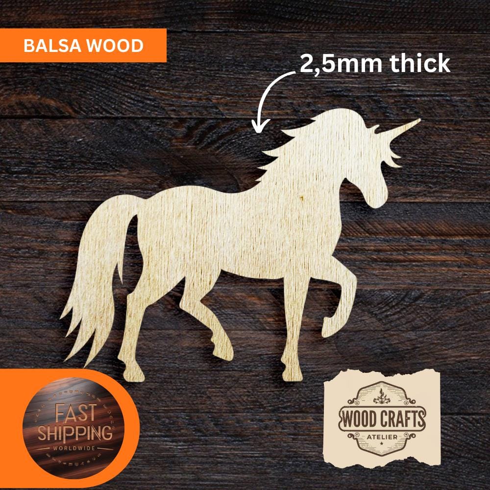 Wooden Unicorn Shape, Unicorn Die Cut, Wooden Unicorn Craft Projects, Wooden Unicorn Decor, Unfinished Wooden Unicorn Blank Shapes, Mythology Crafts