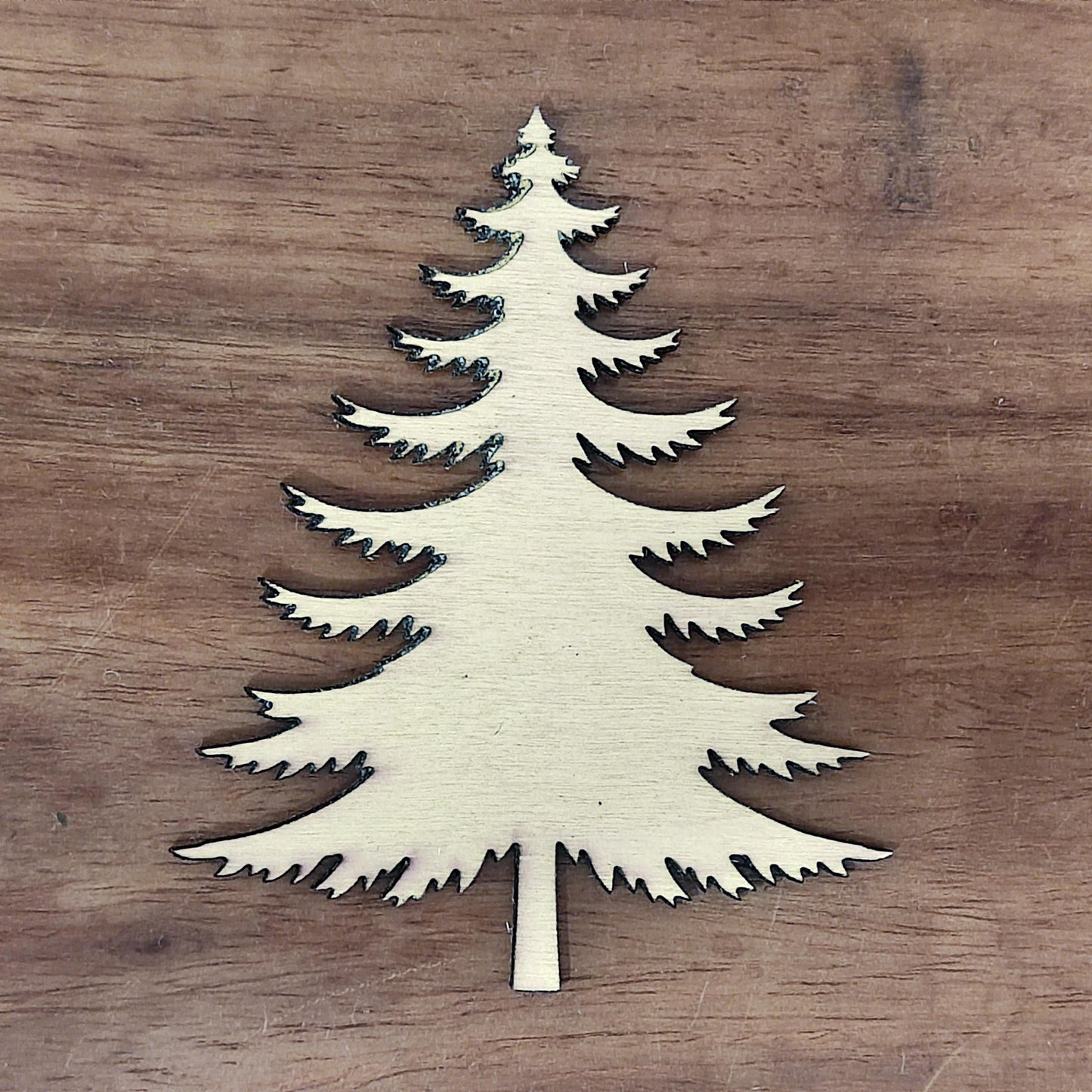 Wooden Pine Tree Die Cut Craft Projects Wooden Forest Decor Unfinished Wooden Tree Blank Laser Cut Shapes Countryside Themed