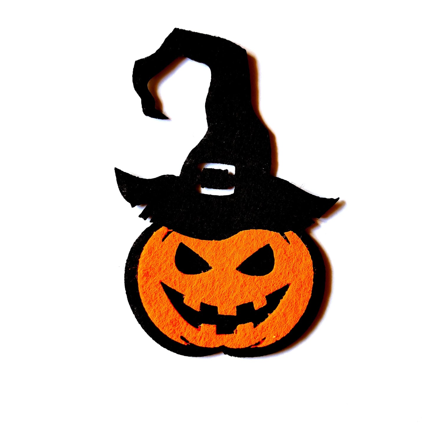 Felt Halloween Pumpkins, Spooky Felt Pumpkins, Felt Die Cut Pumpkin, Halloween Decoration Craft Supplies, Pumpkin Craft