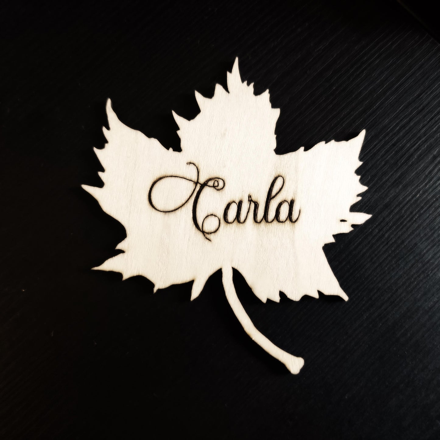 Wooden Leaf Place Card Holders, Wooden Place Cards, Fall Place Cards, Wedding Place Cards, Wooden Name Tags, Thanksgiving Place Cards