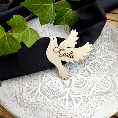 Wooden Dove Place Cards Holders, Wooden Place Cards, Wedding Place Cards, Wooden Name Tags, Wooden Dove Name Tags